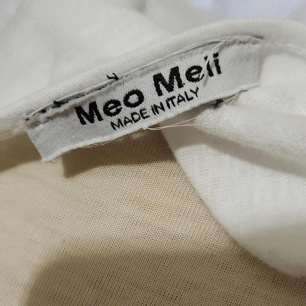 Meo Meli Lagenlook Linen Cotton Blend Resort wear Women's Top Size XL Italy - Picture 2 of 12